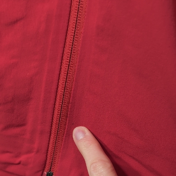 REI | Red Stretchy Hiking Camping Outdoor Active Utility Jacket Shell Size XL - Picture 9 of 11